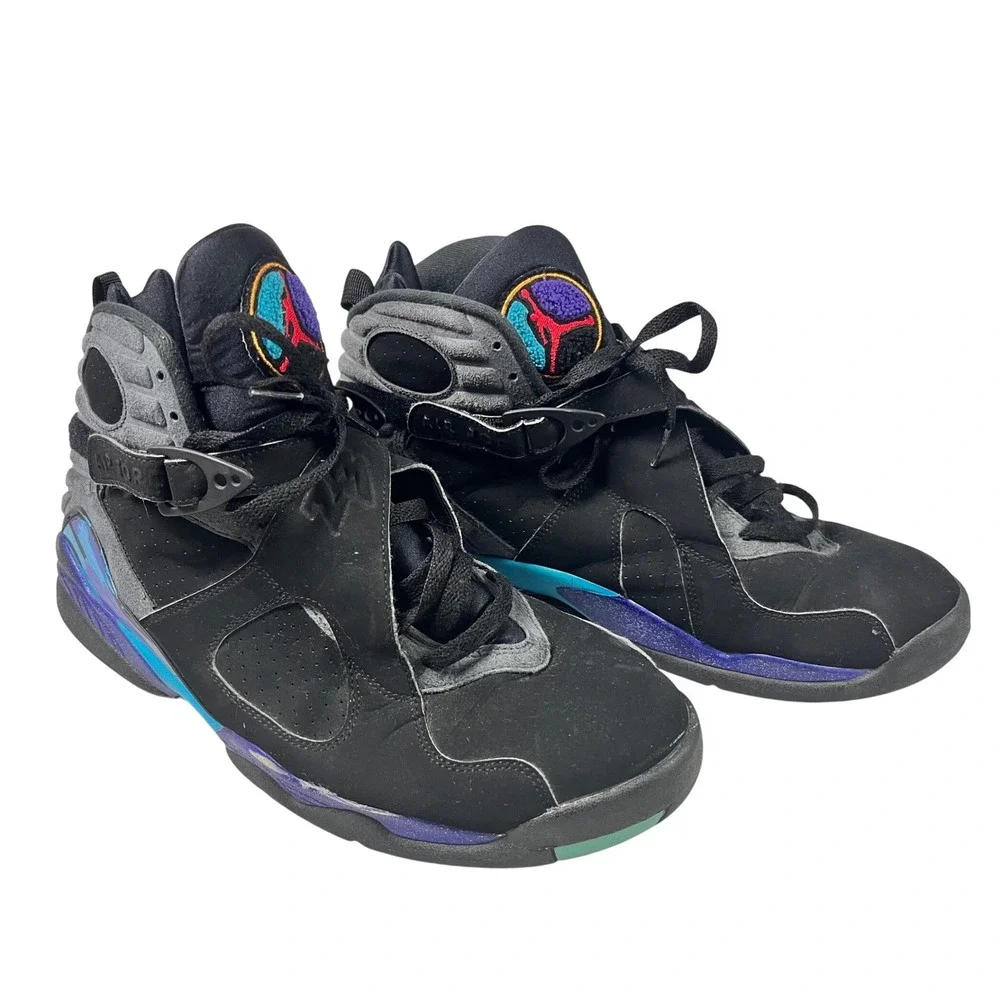 Air Jordan 8 Retro Aqua 2015 Mens Size 14 Black Bright Concord 305381-025 Retro